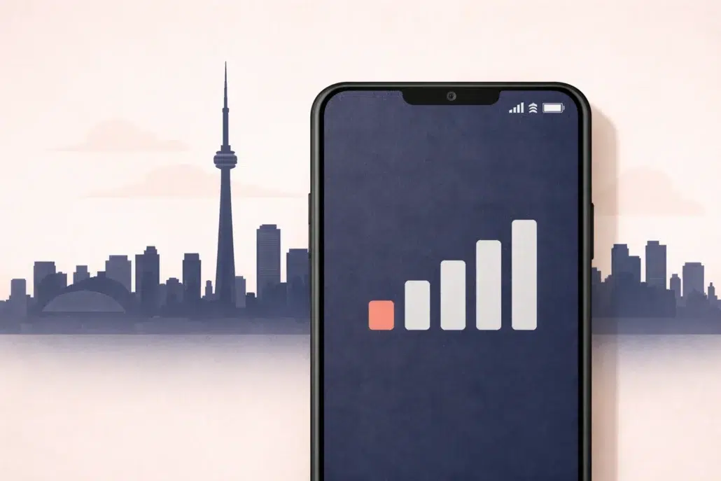 Is Public Mobile Good in Toronto? 2026 Coverage & Plans 2 Public Mobile coverage in Toronto 2026 – 5G signal in downtown Toronto