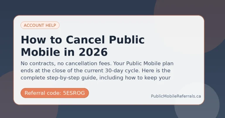 How to Cancel Public Mobile in 2026 4 How to Cancel Public Mobile in 2026 guide for Public Mobile referral code 5ESROG
